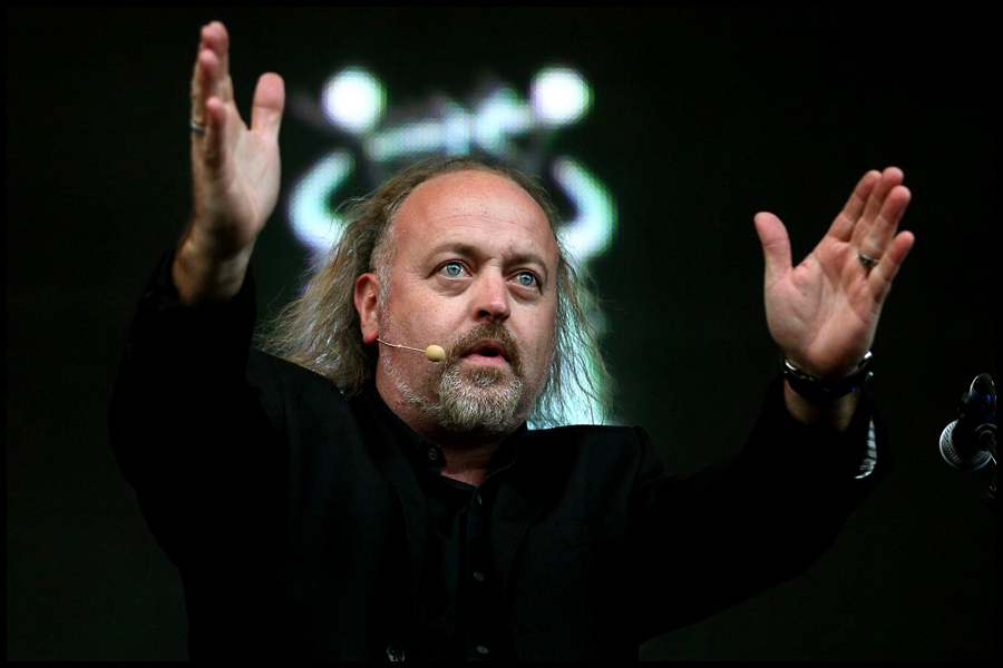 The cult comedian Bill Bailey plays to a packed Eden Project during the 2008 Eden Sessions.