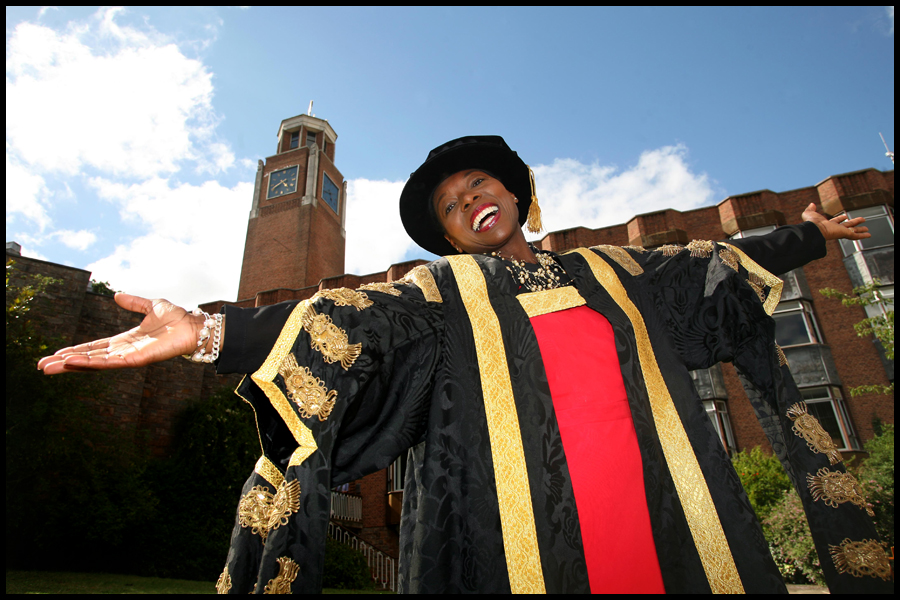 Floella Benjamin, the new Chancellor for Exeter University. Commissioned by The Western Morning News