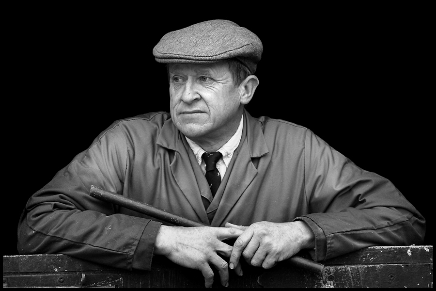 Portrait of huntsman Tony Wright of the Exmoor Foxhounds pictured at The Kennels, Simonsbath, Devon.