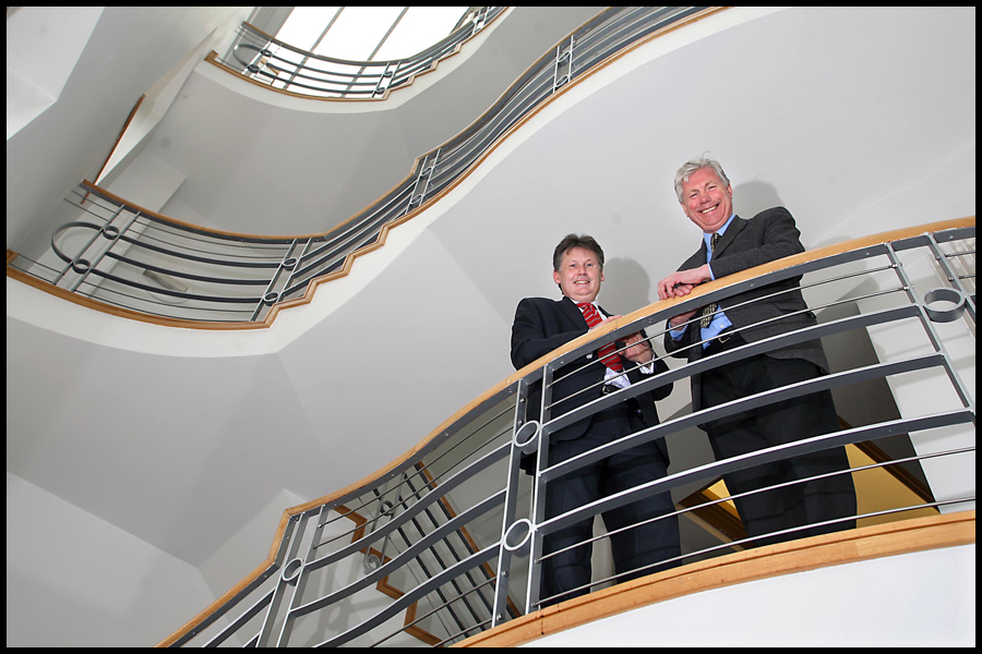 Andy Steele (Chief Executive- Stephens & Scown) congratulates John Burnett (Consultant for Stephens & Scown Solicitors) on his inclusion in the new list of political peers announcecd this week. CLIENT: Stephens & Scown